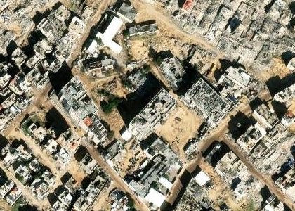 Satellite photo of Al-Shifa hospital, Gaza City, 25 Jan 2025