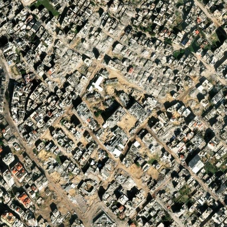 Satellite photo of Al-Shifa hospital, Gaza City, taken 25 Jan 2025