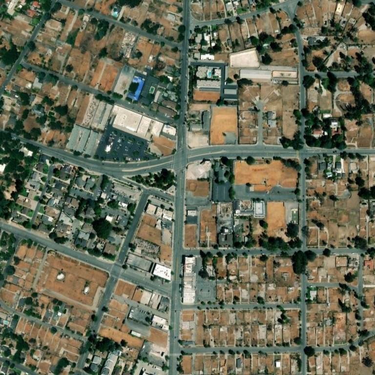 Satellite photo of Altadena, Los Angeles (Eaton fire), taken 5 Sep 2025